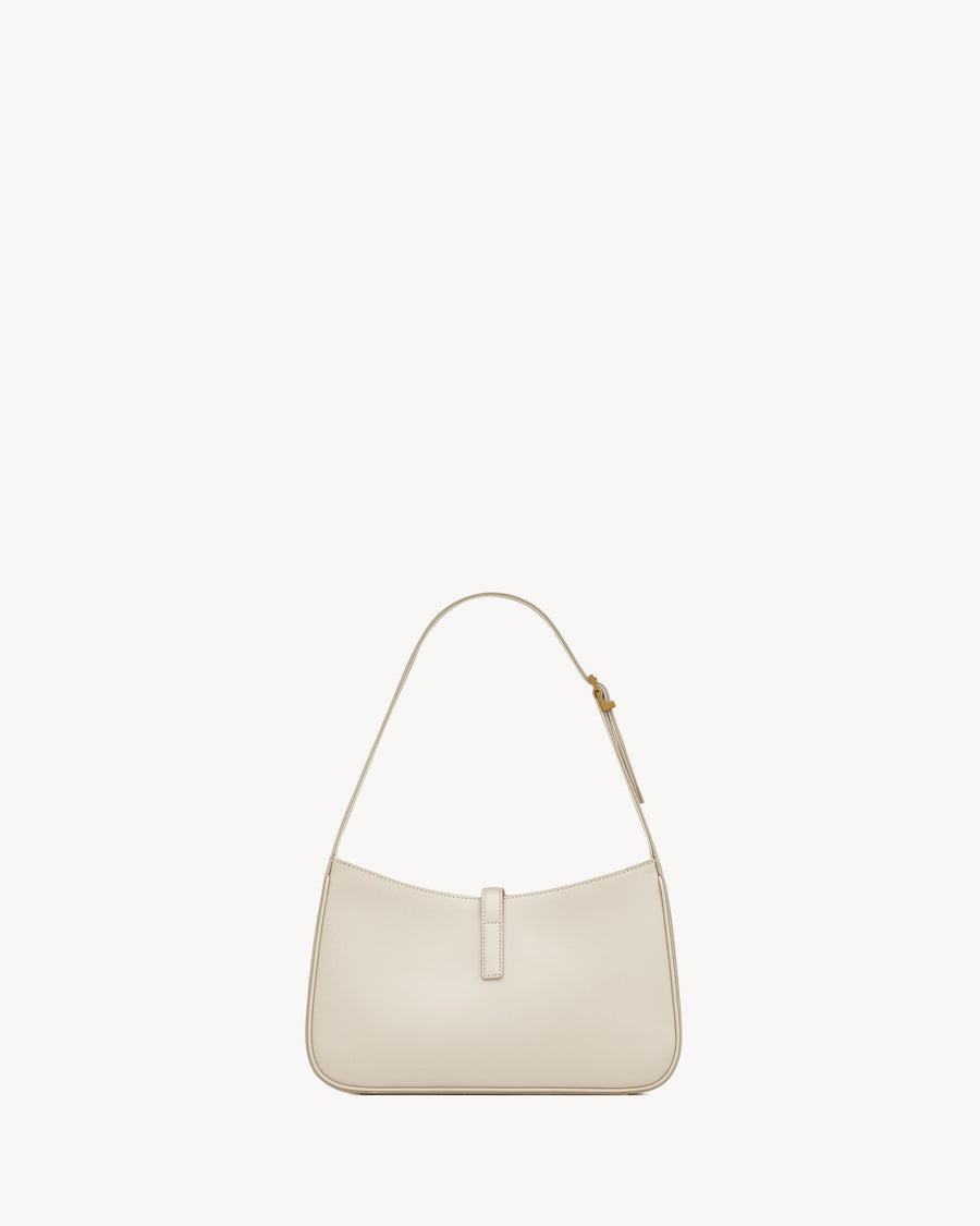 ´Sac Ysl Le 5 À 7 En Semi Cuir Lisse Blanc Vintage – image 2