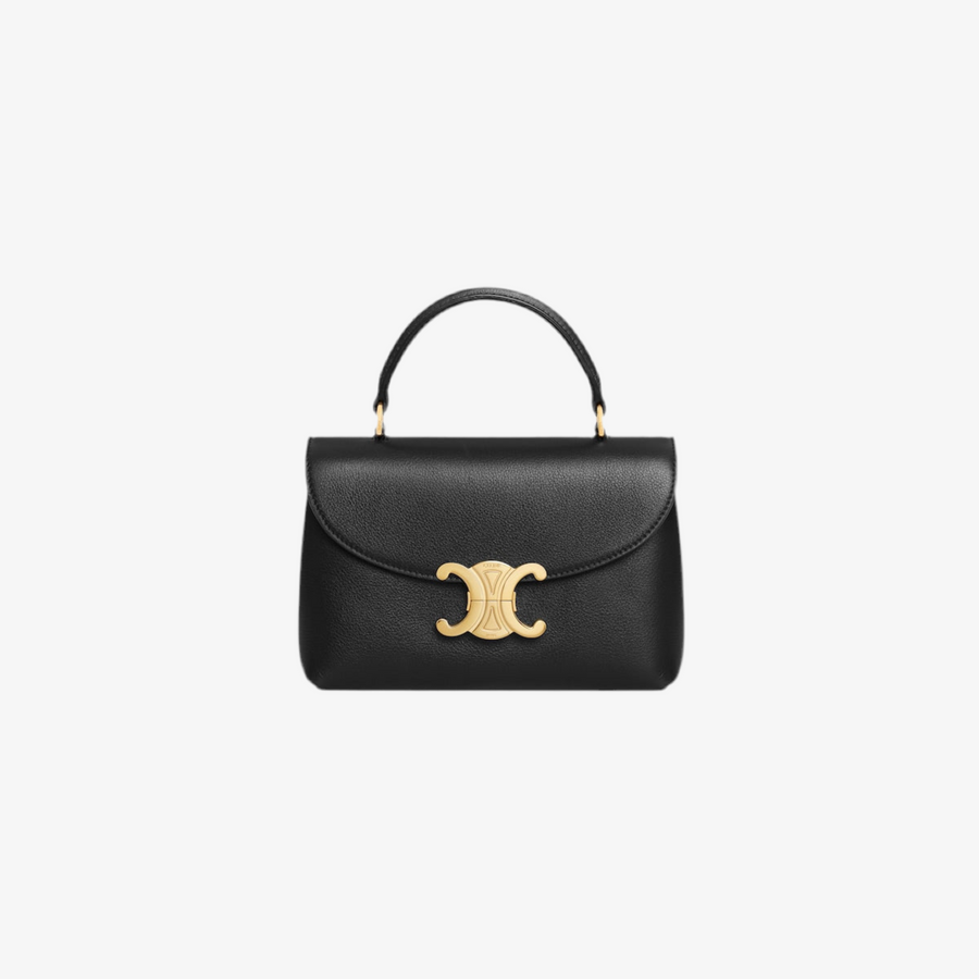 Sac Nino Teen Veau Souple Grainé En Noir – image 1