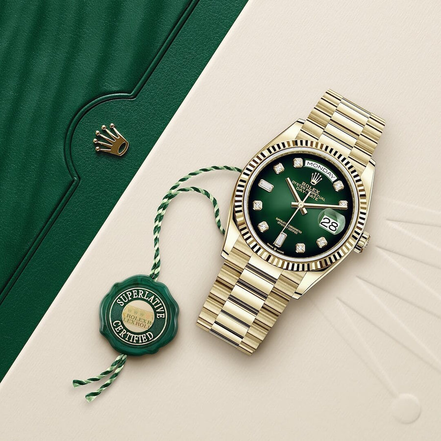 Rolex DayDate Gold Unisex 36 mm – Montre Unisexe – image 5