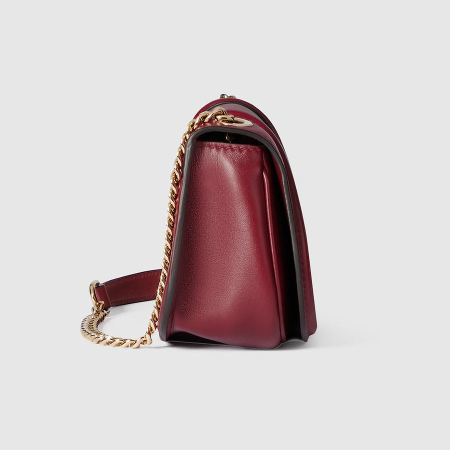 Sac À Épaule Gucci Blondie Petit Format En Bordeaux – image 6