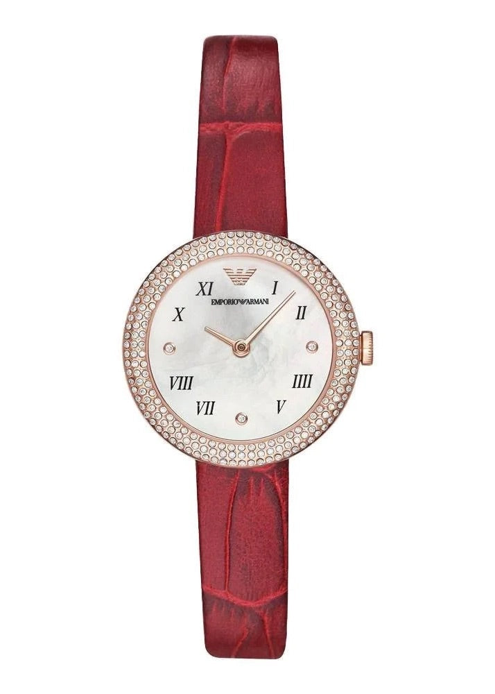 Emporio Armani – Élégance en Nacre et Or Rose , AR11357 – Montre Femme – image 1