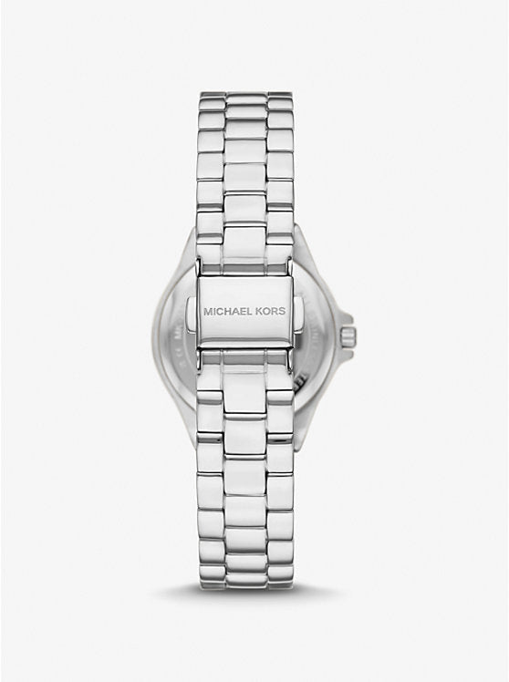 MK Lennox miniature argentée à pavé – Montre Femme – image 3