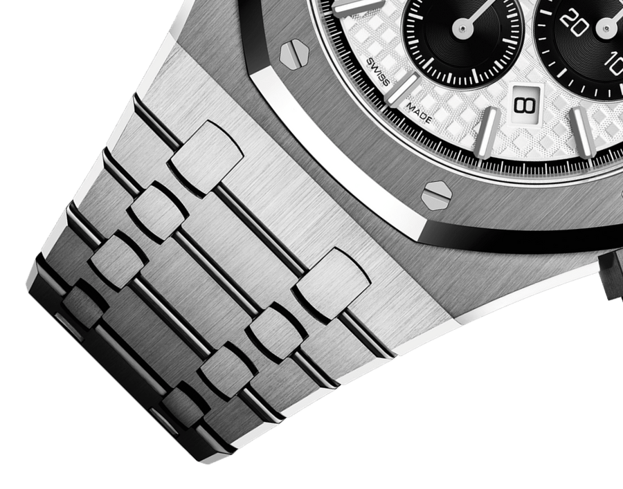 Royal Oak Chronographe-Blanc/Noir – Montre Homme – image 4
