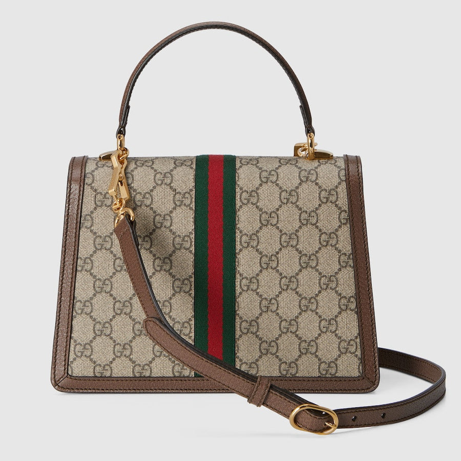 Sac Ophidia Mini À Poignée Supérieure Avec Toile – image 9