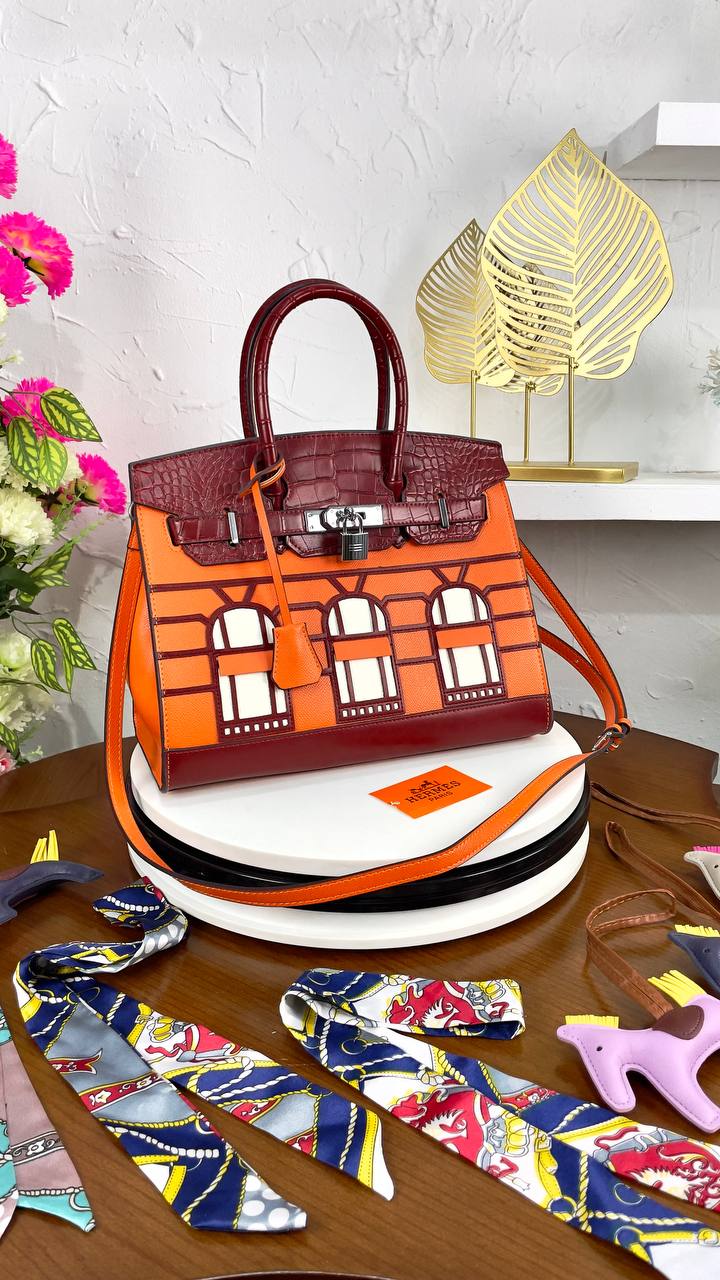 Hermes Birkin 20 Cm Faubourg Sellier Quatre Couleurs – image 5