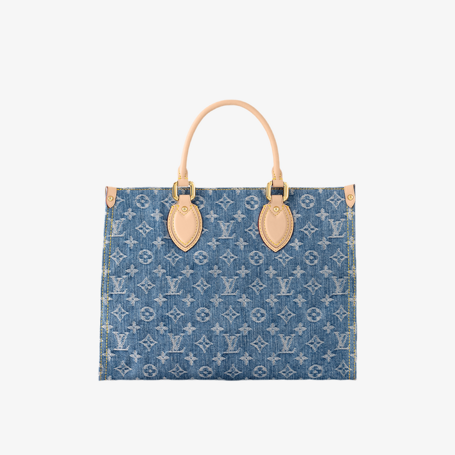 Sac LV OnTheGo MM Jean monogramme – image 1