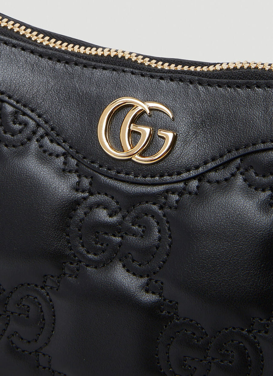 Sac à bandoulière En Matelassé Noir GG Pour femme – image 5