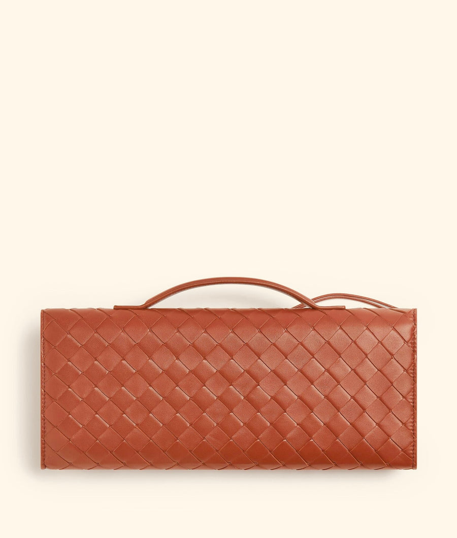 Pochette à anse en souple tressé Intrecciato – image 4
