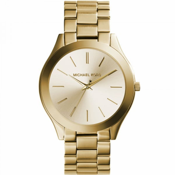 MK Slim Runway en Acier Doré – Montre Femme – image 1