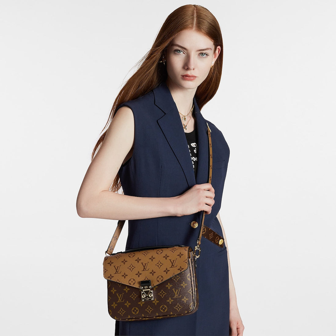 Sac LV Pochette Métis Toile Monogram Reverse – image 2