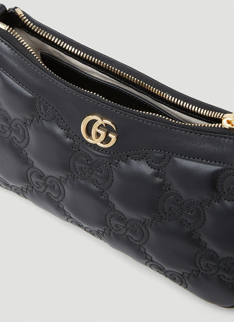 Sac à bandoulière En Matelassé Noir GG Pour femme – image 6