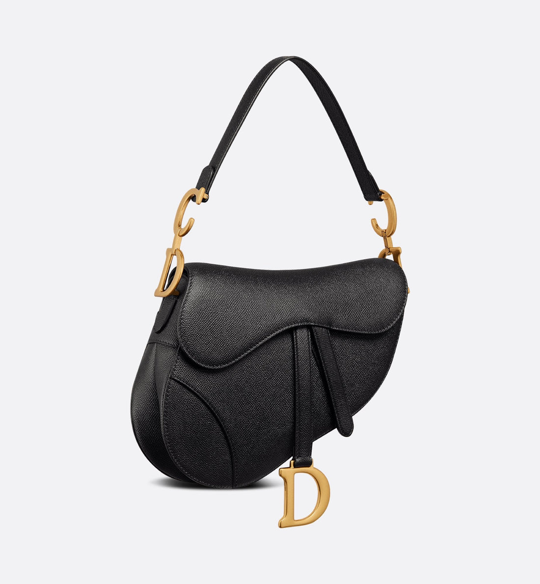 Sacoche Dior de selle avec sangle noir – image 2