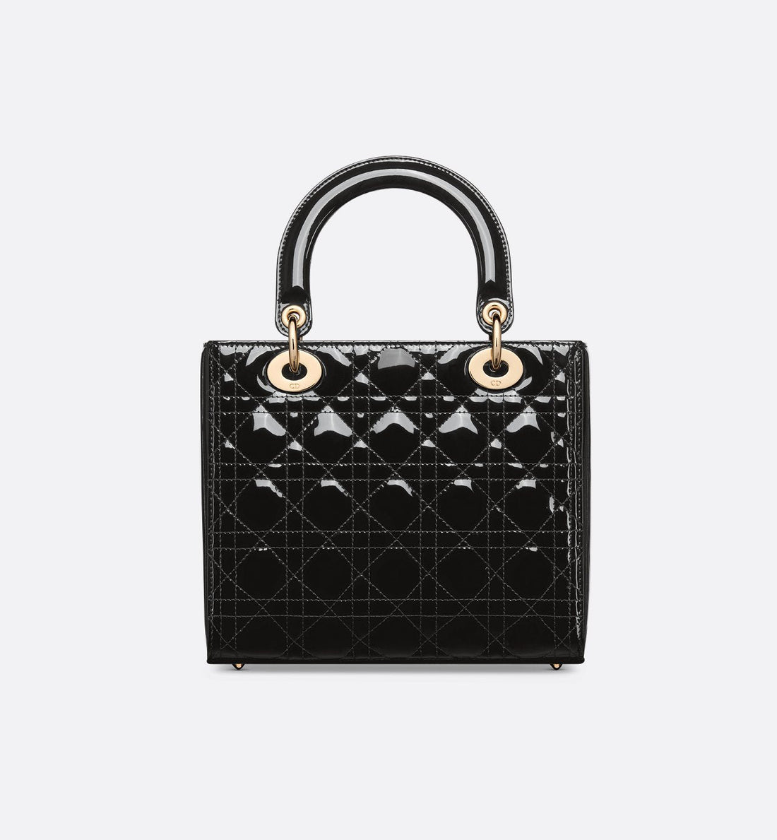 Sac Lady Dior Medium verni noir – image 3