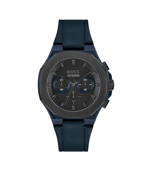à quartz analogique Taper avec bracelet en cuir de vache 1514086 – Montre Homme – image 1