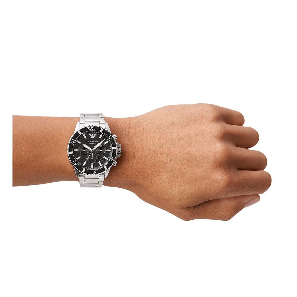 quartz Emporio Armani Noir AR11360 – Montre Homme – image 2