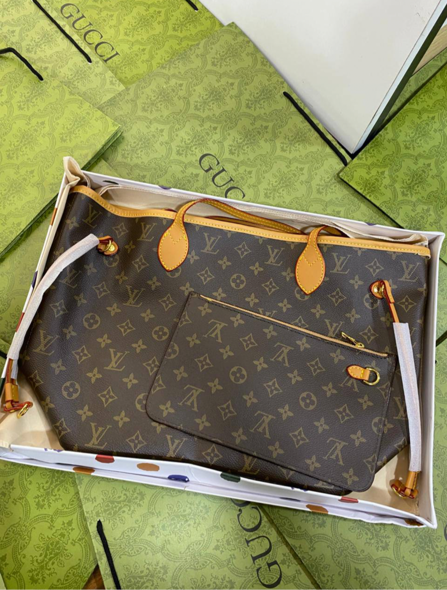 Sac Brown Monogram Neverfull GM Marron – image 8