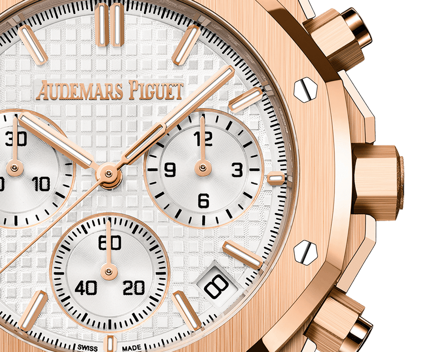 Royal Oak Chronographe-Rose/Blanc – Montre Homme – image 2