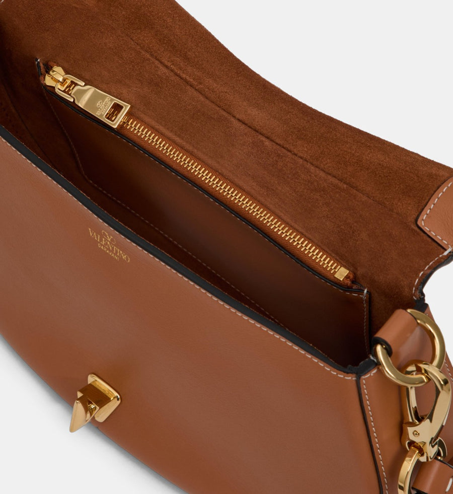 Sac Valentino Garavani besace Ohval en cuir – image 4