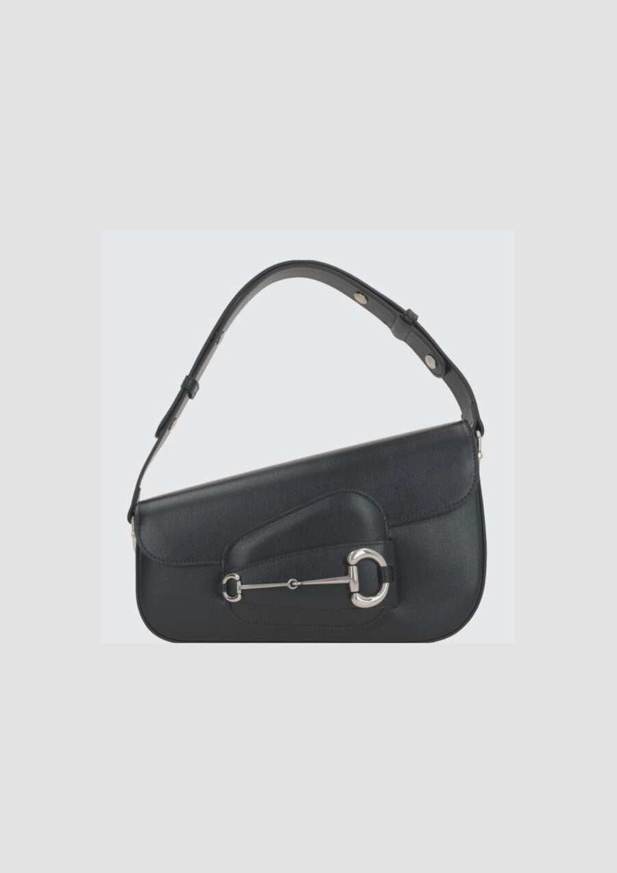 Petit Sac À Bandoulière En Lisse Gucci Horsebit 1955 – image 1