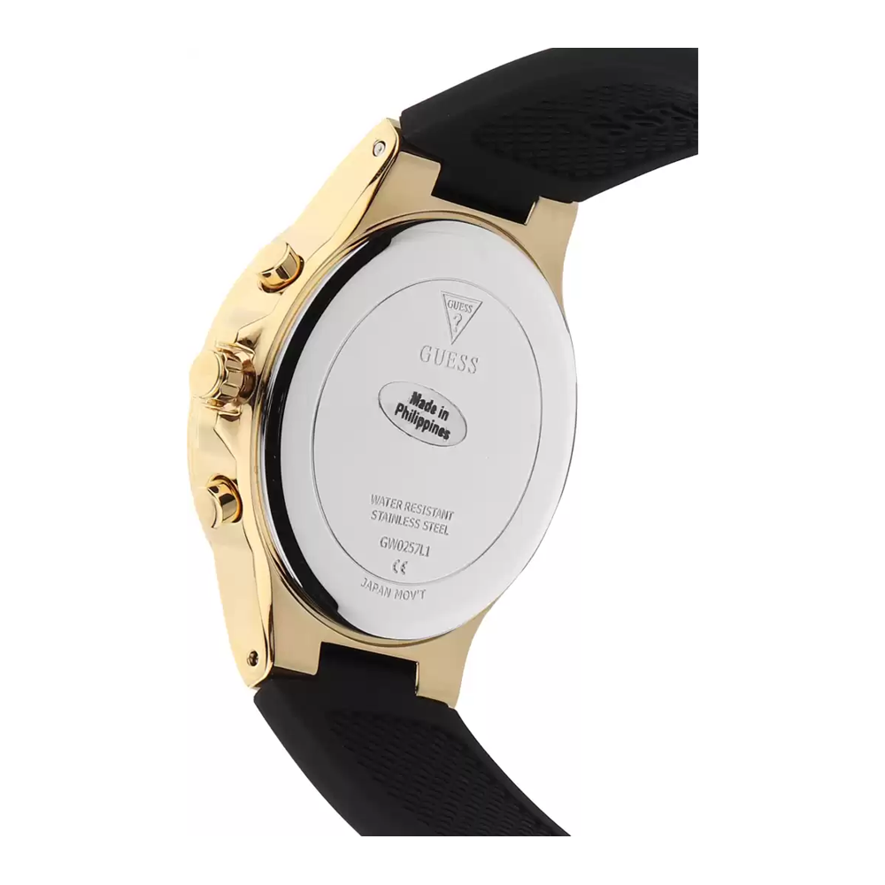 Guess Impulse , Cadran Noir, Analogique, En Silicone, 39 Mm - GW0257L1 – Montre Femme – image 2