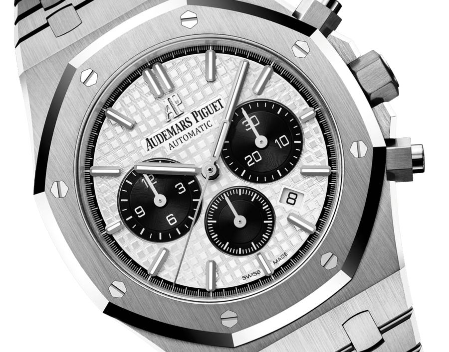 Royal Oak Chronographe-Blanc/Noir – Montre Homme – image 3