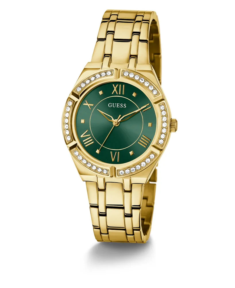 Montre-Bracelet En Acier Inoxydable Doré Glitz Guess 36 Mm - Or – Montre Femme – image 2