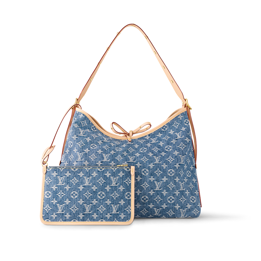 Sac LV CarryAll MM Bleu Denim – image 6