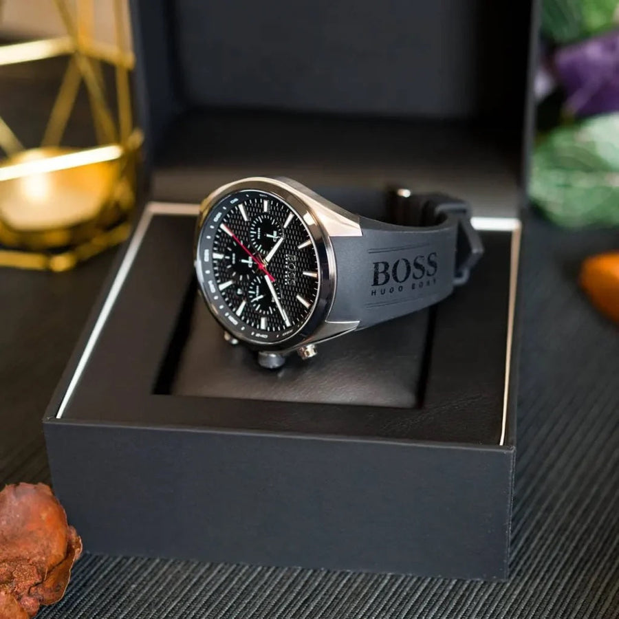 chronographe Hugo Boss Distinct en silicone noir - 1513855 – Montre Homme – image 6
