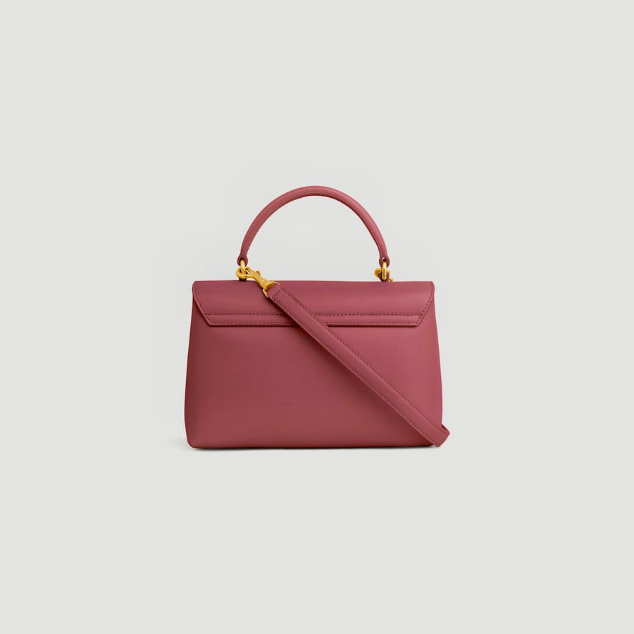 Sac Nino Teen Veau Souple Grainé En Bordeaux – image 3