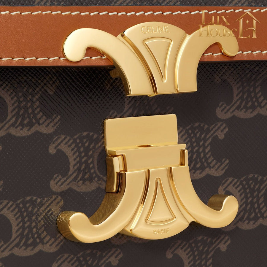 Sac Triomphe Classique Toile Triomphe Et Veau – image 4