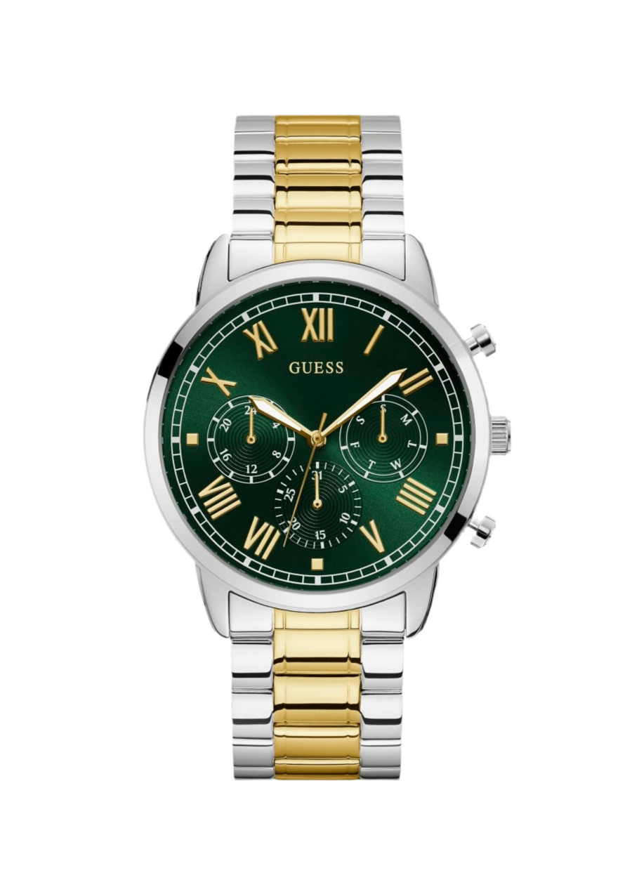 Guess multifonction verte à deux tons – Montre Homme – image 1