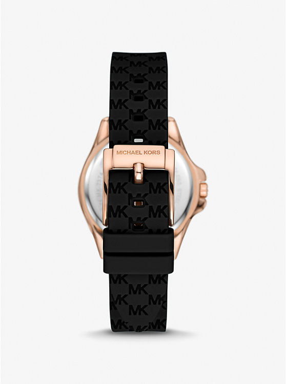 Michael Kors Mini Pilot MK7373 chronographe bracelet en silicone – Montre Femme – image 3