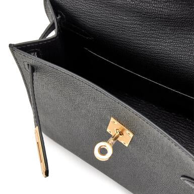 Mini sac Hermes Epsom Noir – image 6