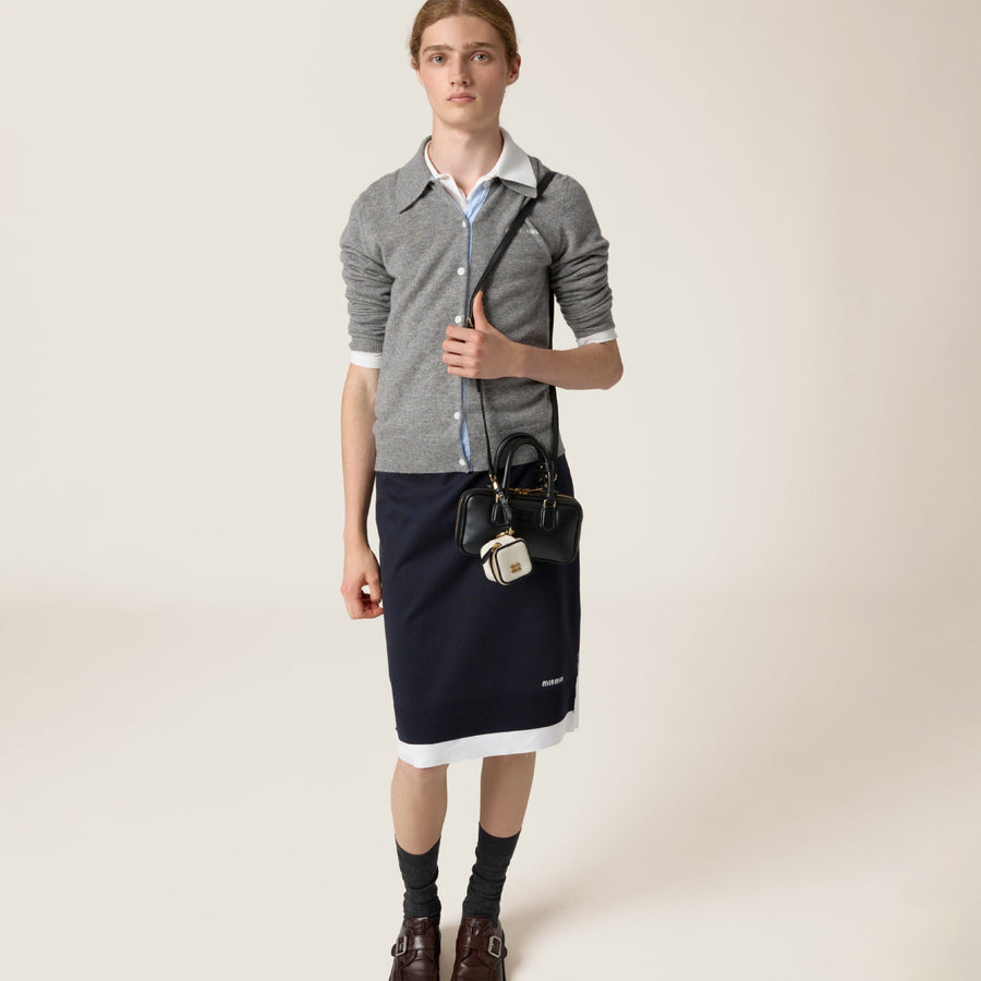 Mini-sac en semi cuir Arcadie En noir – image 5