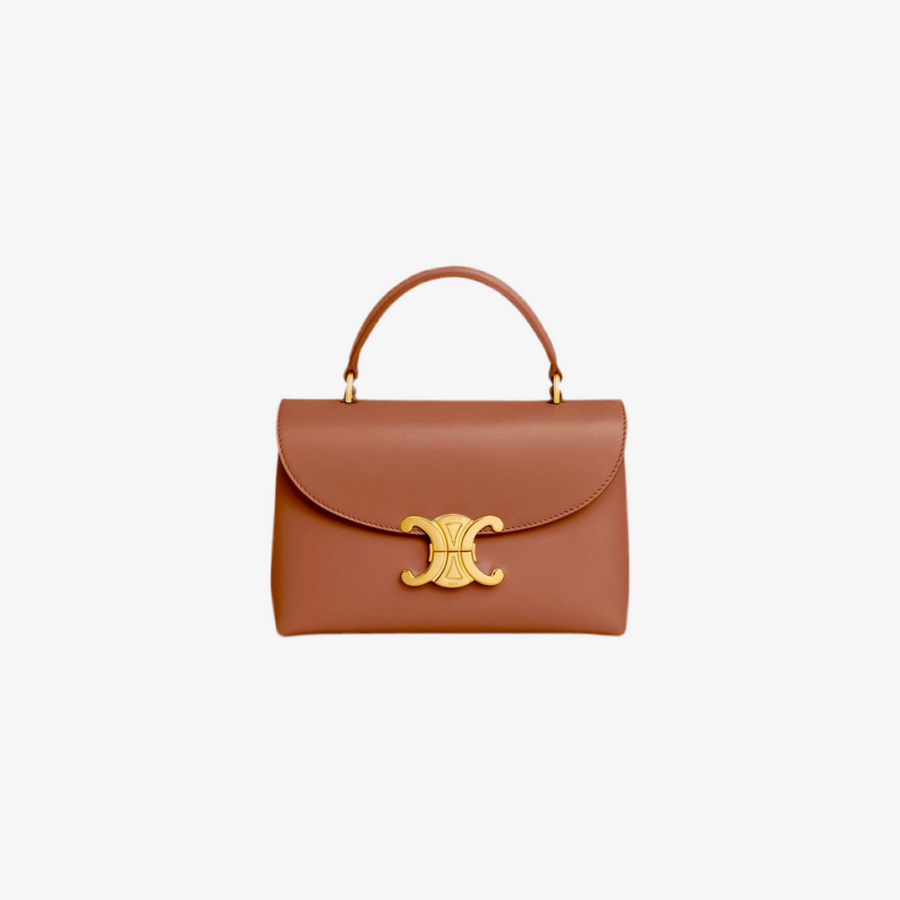 Sac Nino Teen Veau Souple Grainé En Marron – image 1