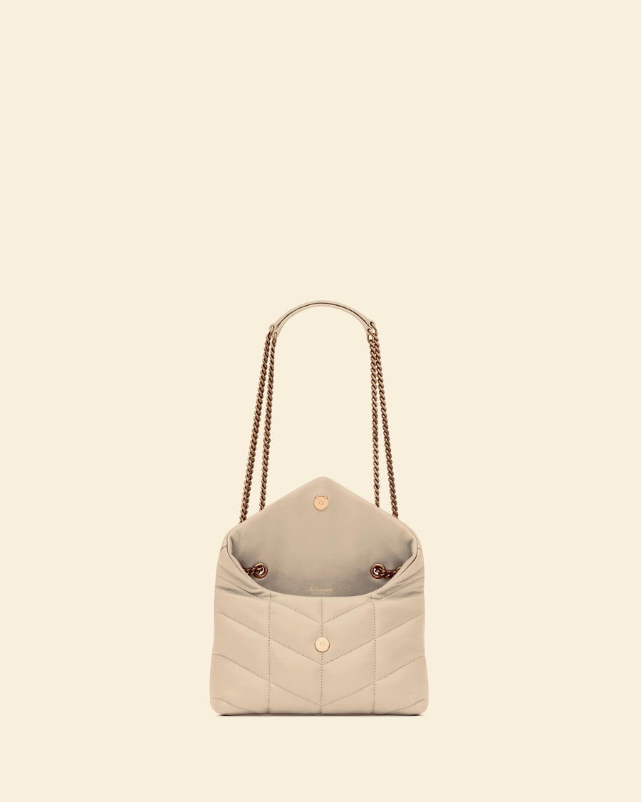 Sac Ysl Puffer Toy D'Agneau Beige – image 4