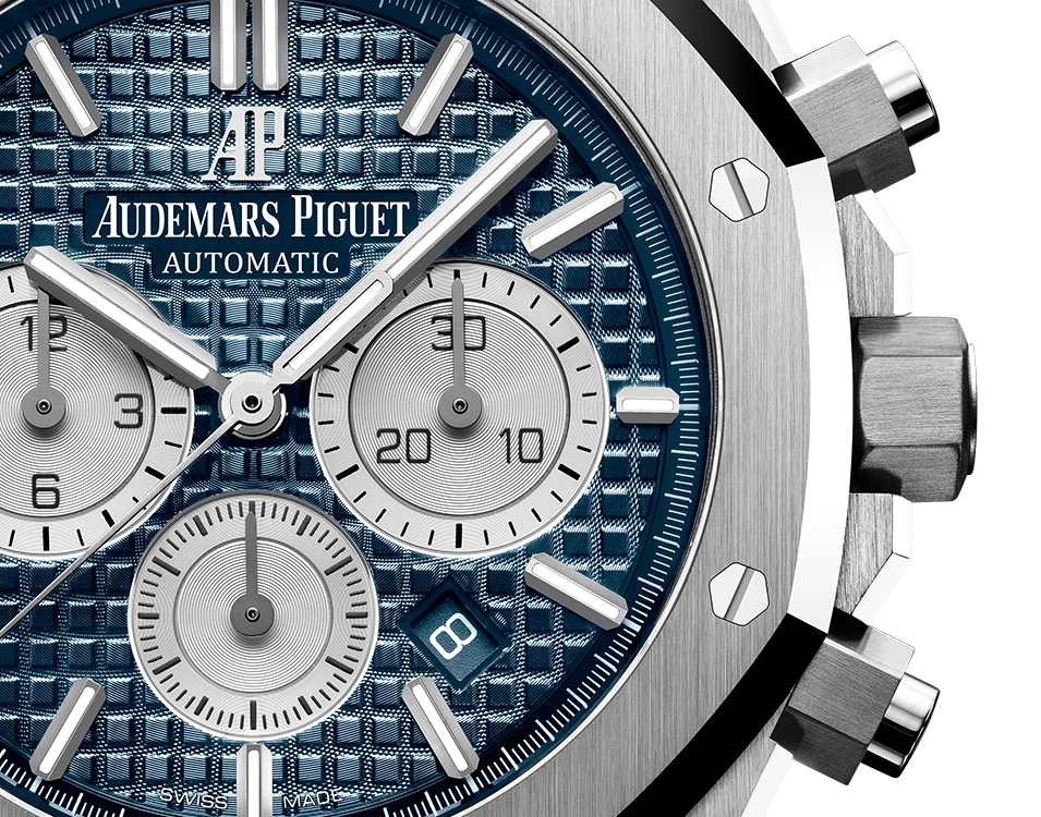 Royal Oak Chronographe-Gris/Bleu – Montre Homme – image 2