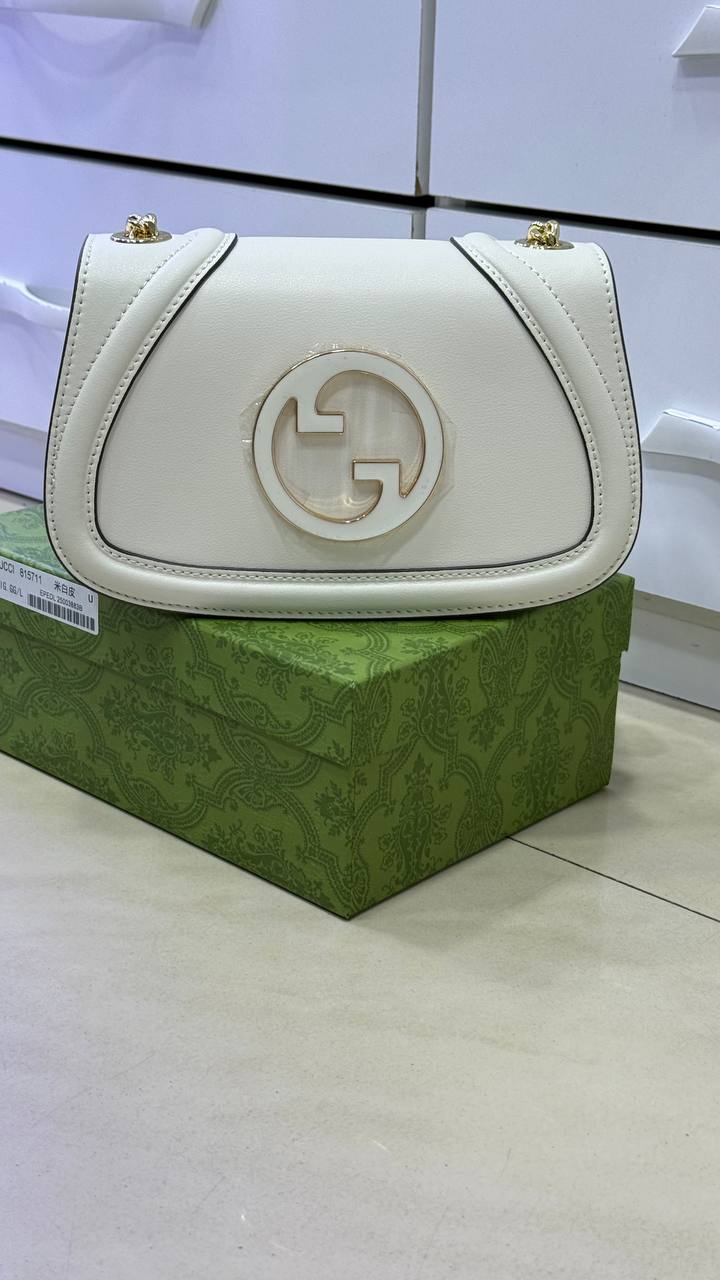 Sac À Épaule Gucci Blondie Petit Format En Blanc – image 2