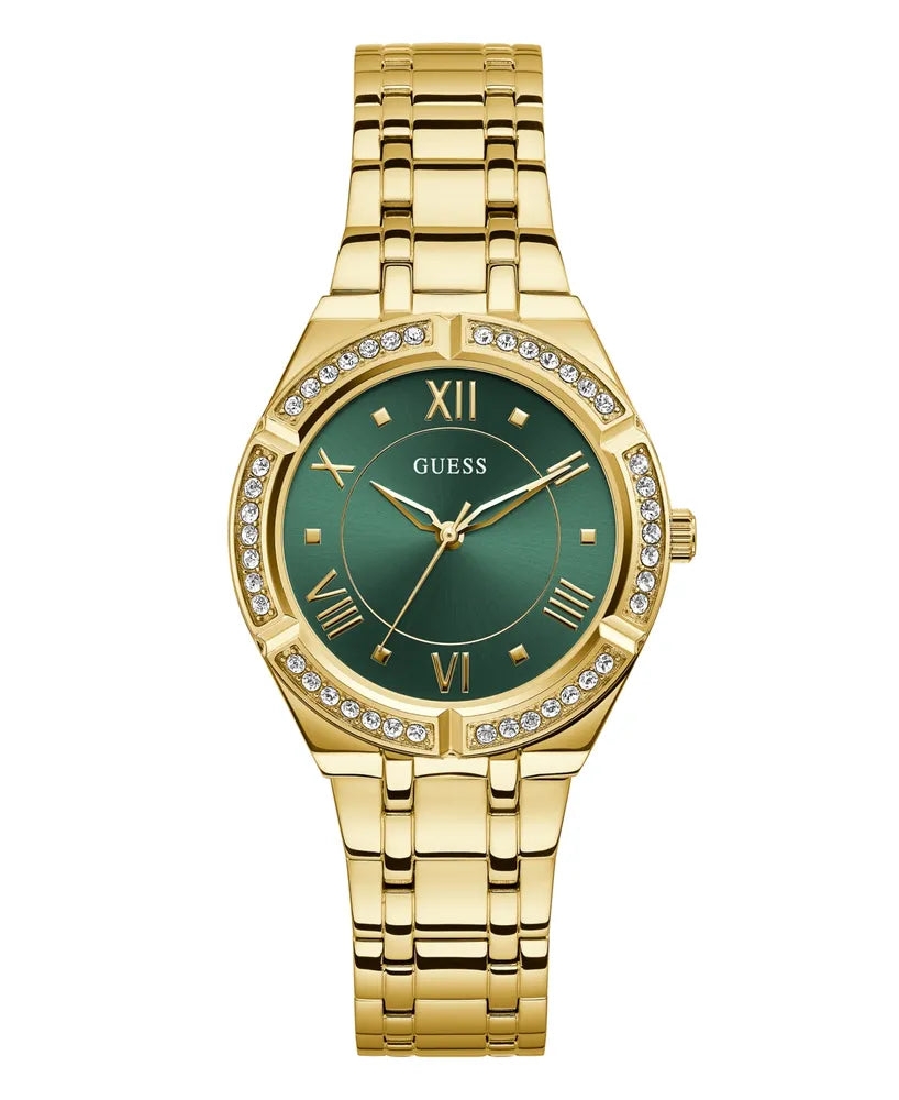 Montre-Bracelet En Acier Inoxydable Doré Glitz Guess 36 Mm - Or – Montre Femme – image 1