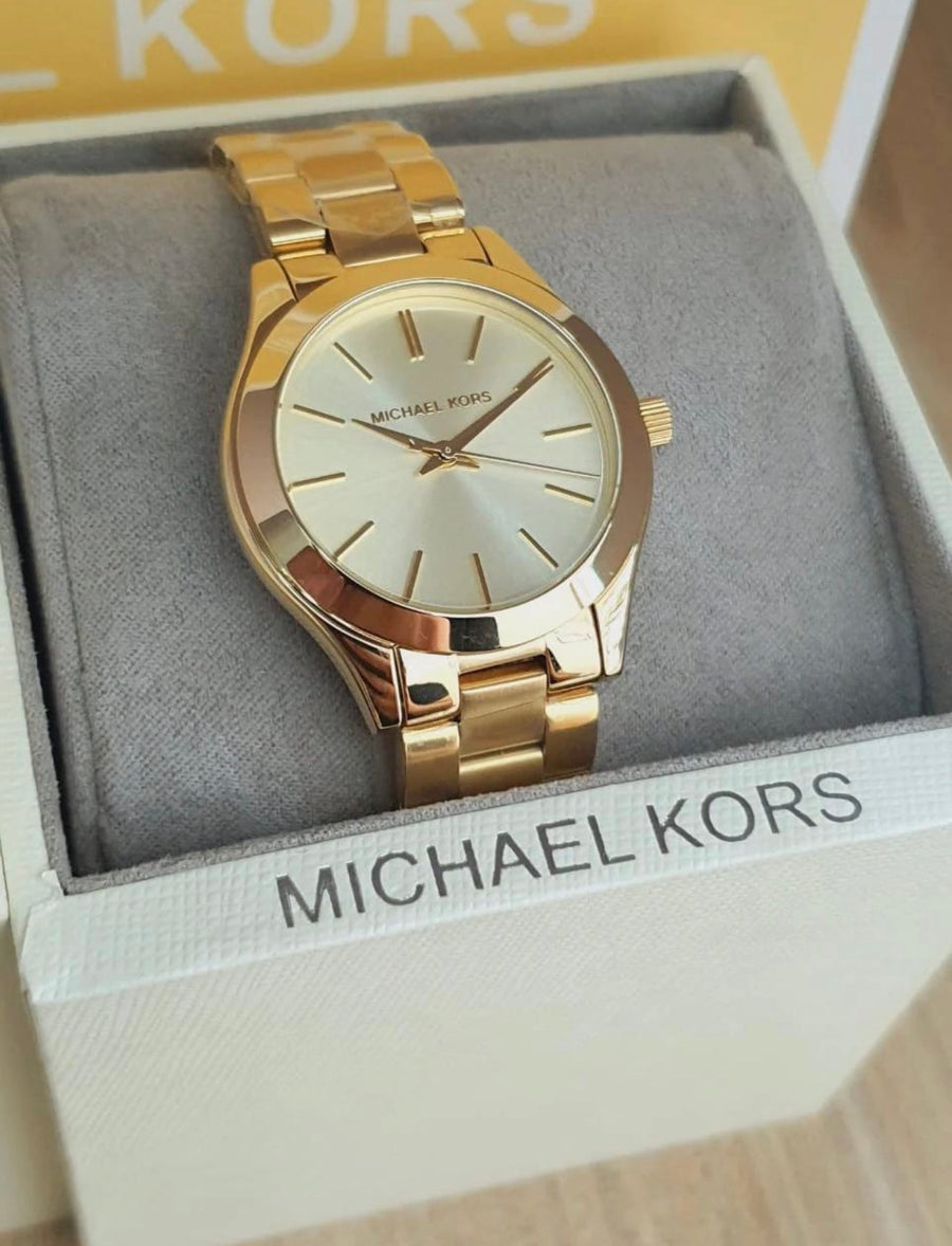 MK Slim Runway en Acier Doré – Montre Femme – image 5