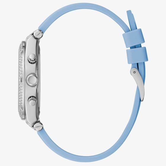 Heiress avec bracelet en caoutchouc bleu GW0407L1 – Montre Femme – image 3