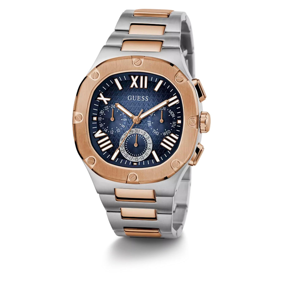 Guess GW0572G4 Couleur du boîtier 2 tons - Bracelet en acier inoxydable de forme carrée – Montre Homme – image 5