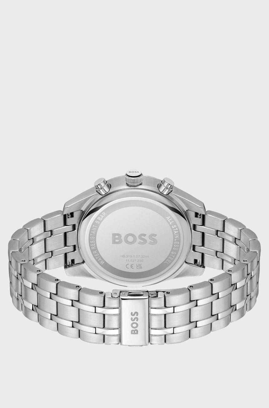 Chronographe Avec Bracelet À Maillons Et Cadran Gris 58137007 – Montre Homme – image 3