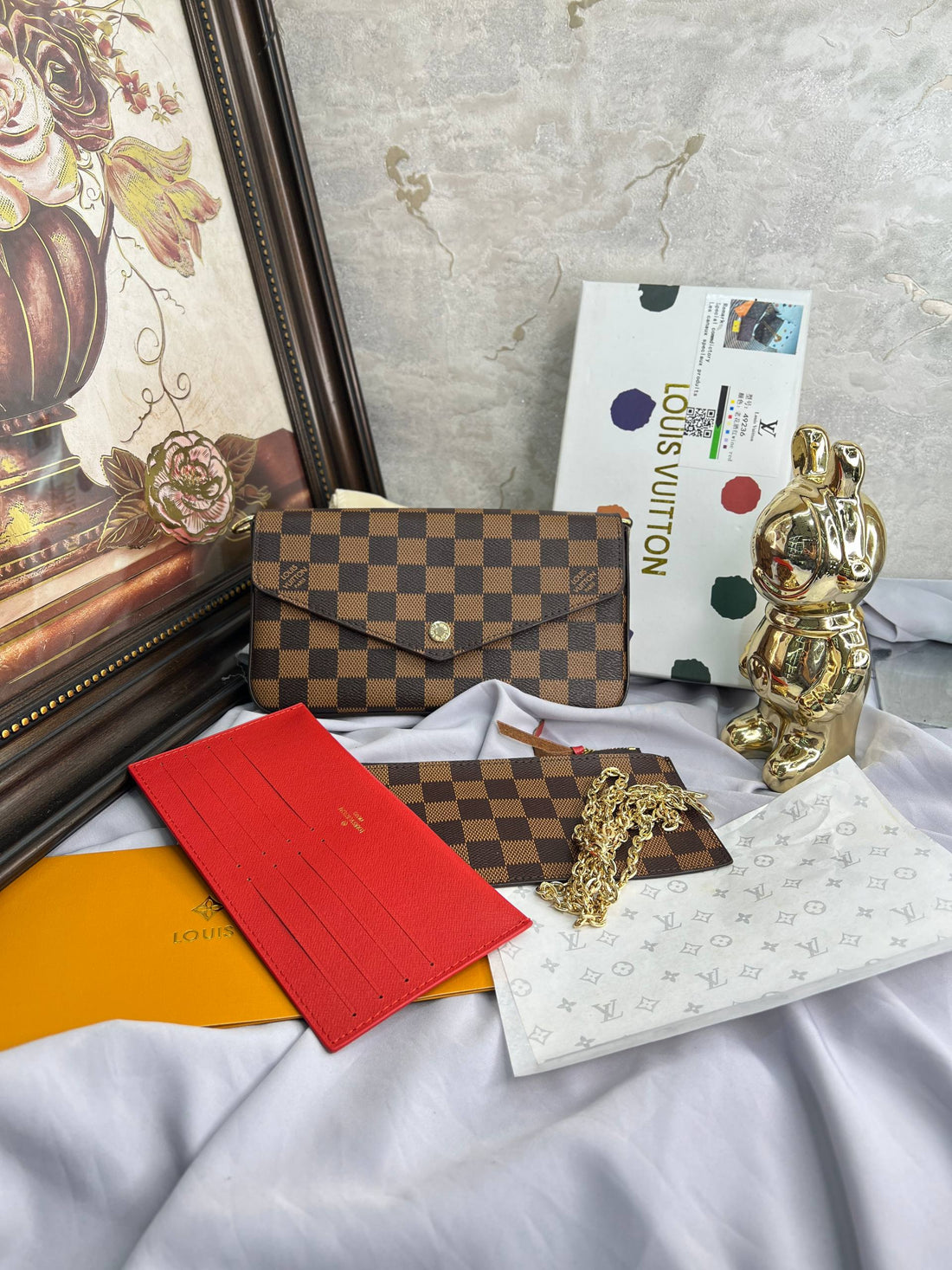 Pochette Félicie Damier Ebene – image 2