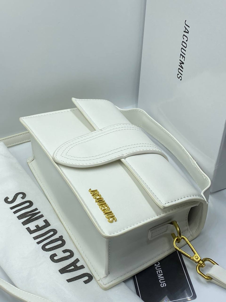 Sac Jacquemus bandoulière & Porté main Blanc – image 9