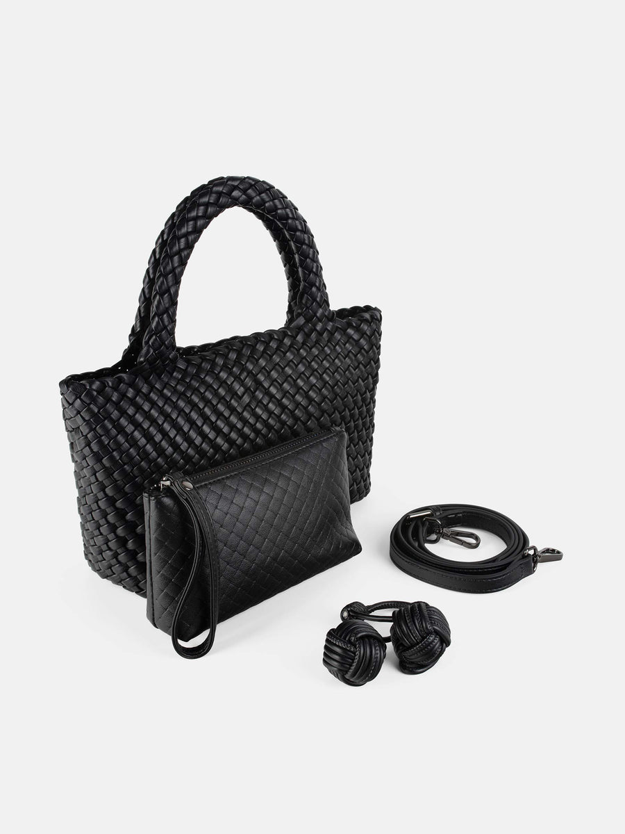 Sac À Main Bottega À Pointe Noir – image 4