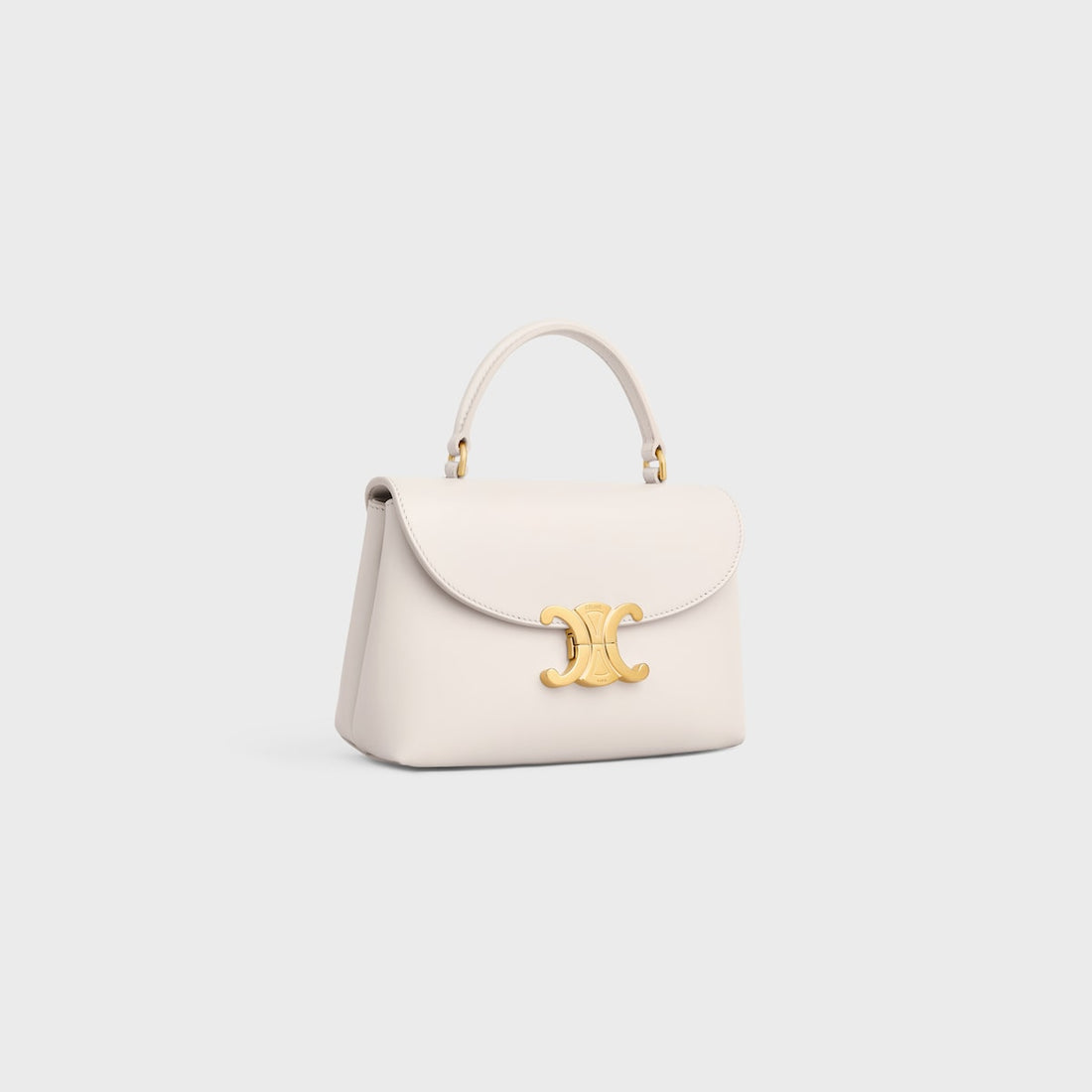 Sac Nino Teen Veau Souple Grainé En Blanc – image 3