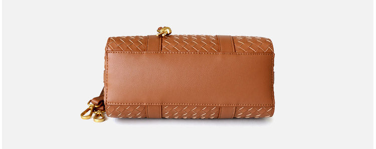 Sac À Main Vintage En Véritable Tressé En Forme D’oreiller Pour Femmes – image 9