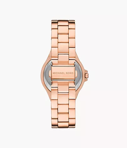 Lennox de Michael Kors à trois aiguilles en acier inoxydable, doré rose – Montre Femme – image 3