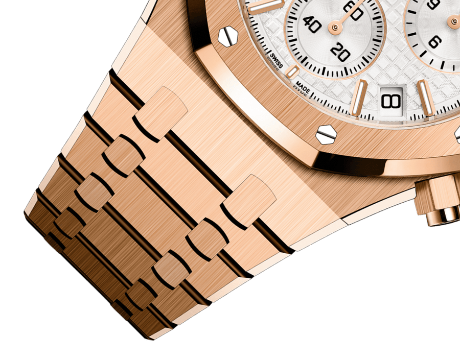 Royal Oak Chronographe-Rose/Blanc – Montre Homme – image 5